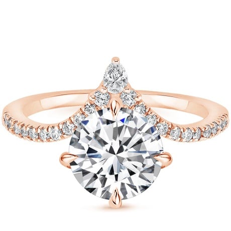 Chevron Engagement Ring