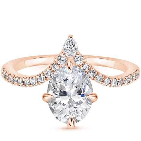 Chevron Engagement Ring