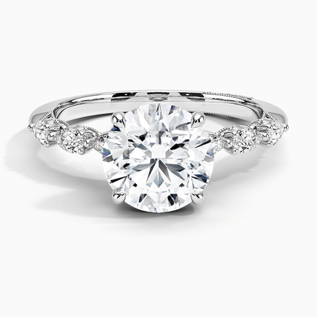 Tacori Sculpted Crescent Engagement Ring