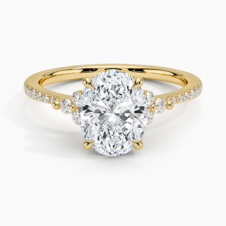 Trio Cluster Pavé Diamond Ring