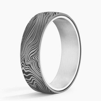 Jude Marbled Wedding Ring - Brilliant Earth