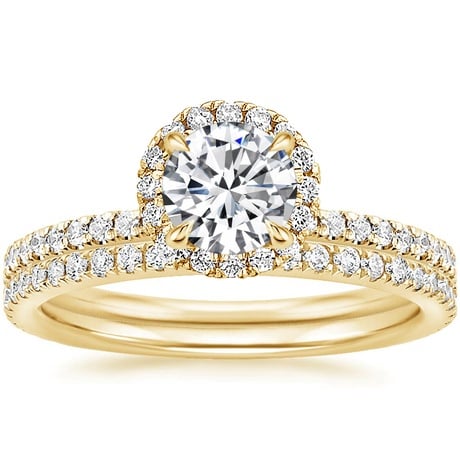 18K Yellow Gold Waverly Diamond Bridal Set (2/3 ct. tw.)