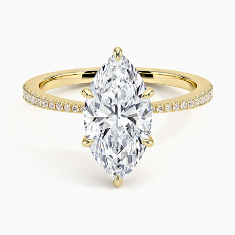 Petite Tapered Diamond Ring