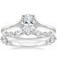 18K White Gold Faye Diamond Ring with Luxe Versailles Diamond Ring (1/2 ct. tw.)