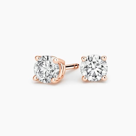 Perfect 4-Prong Diamond Stud Earrings