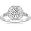 18K White Gold Octavia Diamond Ring (1/3 ct. tw.), smalltop view