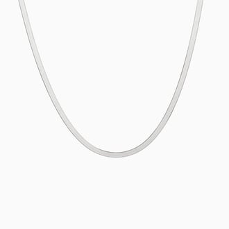 Dezi 16 Inch Gold Herringbone Necklace - Brilliant Earth