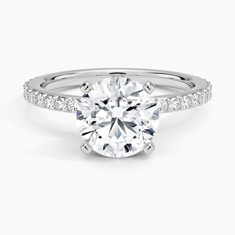 Luxe Petite Shared Prong Diamond Ring