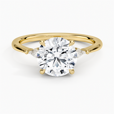 Cometa Three Stone Diamond Ring - Brilliant Earth