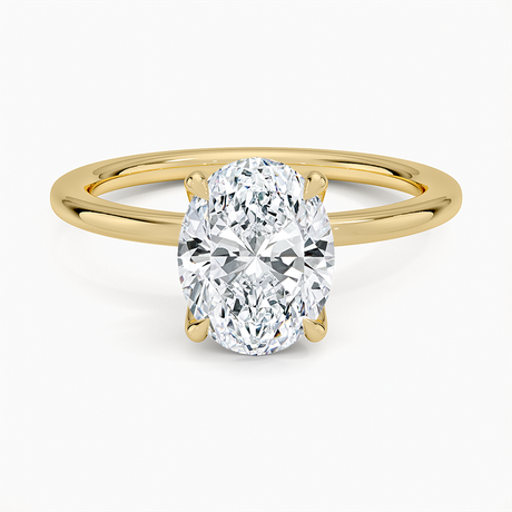 Petite Elodie Flush Fit Solitaire Ring