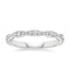 Platinum Tacori Sculpted Crescent Diamond Ring (1/6 ct. tw.), smalltop view