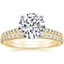 18K Yellow Gold Sonora Diamond Ring with Luxe Sonora Diamond Ring (1/4 ct. tw.)