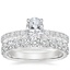 18K White Gold Luxe Amelie Diamond Ring with Luxe Ellora Diamond Ring (1 2/5 ct. tw.)