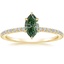 18K Yellow Gold Demi Three-Quarter Coverage Diamond Ring (1/3 ct. tw.), smalltop view
