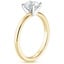 18K Yellow Gold Comfort Fit 2mm Solitaire Ring, smallside view