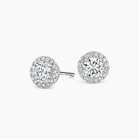 Luxe Diamond Halo Earrings (1 1/10 ct. tw.)