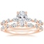 14K Rose Gold Versailles Diamond Bridal Set (3/4 ct. tw.)