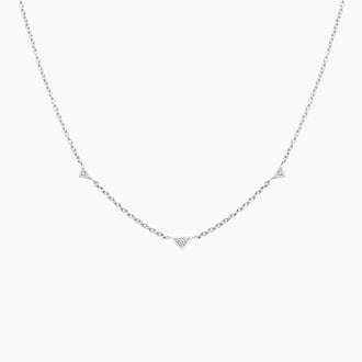 Geometric Diamond Necklace