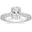 18K White Gold Anthology Half Coverage Diamond Ring (1/2 ct. tw.), smalltop view