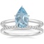 18K White Gold Lumiere Diamond Ring with Luxe Ballad Diamond Ring (1/4 ct. tw.)