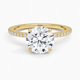 18K Yellow Gold Demi Diamond Ring (1/3 ct. tw.)