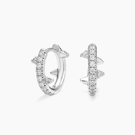 Logan Hollowell Briar Lab Diamond Huggie Earrings