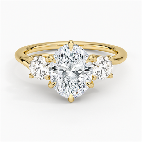 Luxe Delilah Three Stone Diamond Ring