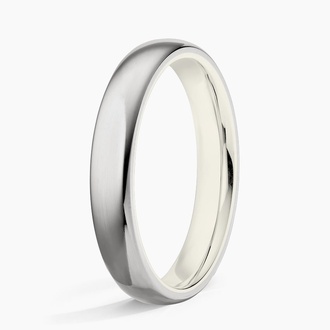 4mm Tantalum Wedding Band - Mixed Metal Ring