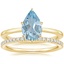 18K Yellow Gold Lumiere Diamond Ring with Luxe Ballad Diamond Ring (1/4 ct. tw.)