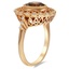 The Tahlia Ring, smalltop view on a hand