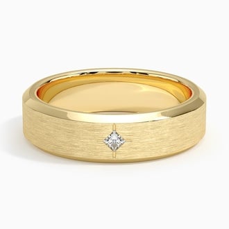 Princess Cut Diamond Men's Ring - Caspian - Brilliant Earth