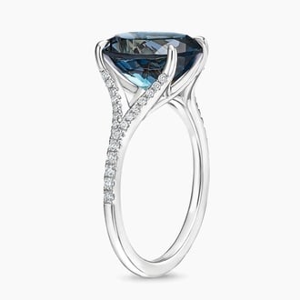 Jubilee London Blue Topaz and Diamond Cocktail Ring - Brilliant Earth