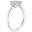 18K White Gold Piper Diamond Ring, smallside view