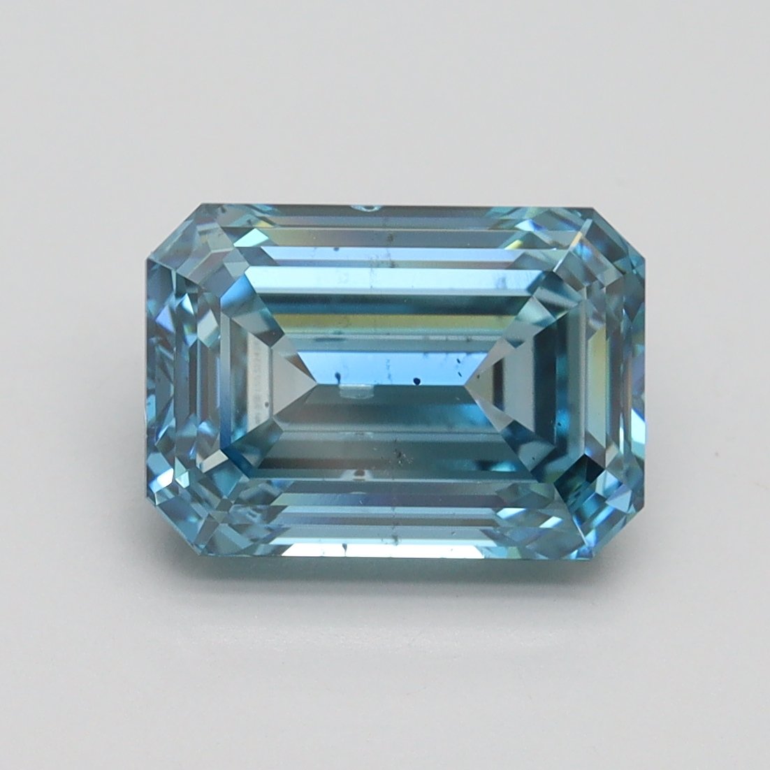 3.03 Ct. Fancy Intense Blue Emerald Lab Grown Diamond