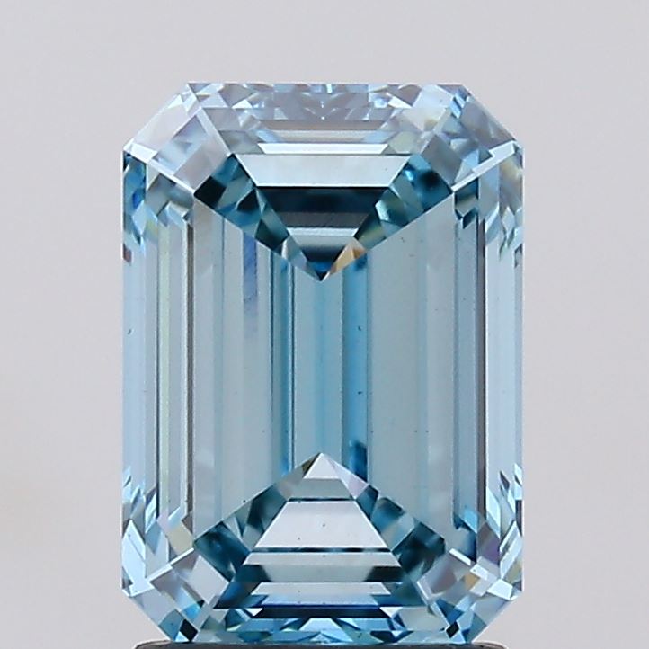 2.08 Ct. Fancy Intense Blue Emerald Lab Grown Diamond