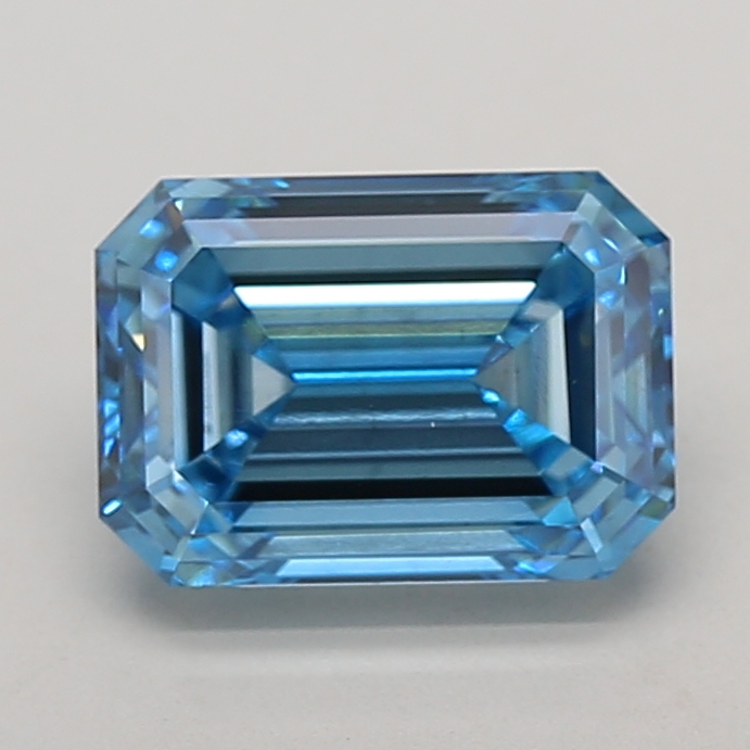 3.25 Ct. Fancy Vivid Blue Emerald Lab Grown Diamond