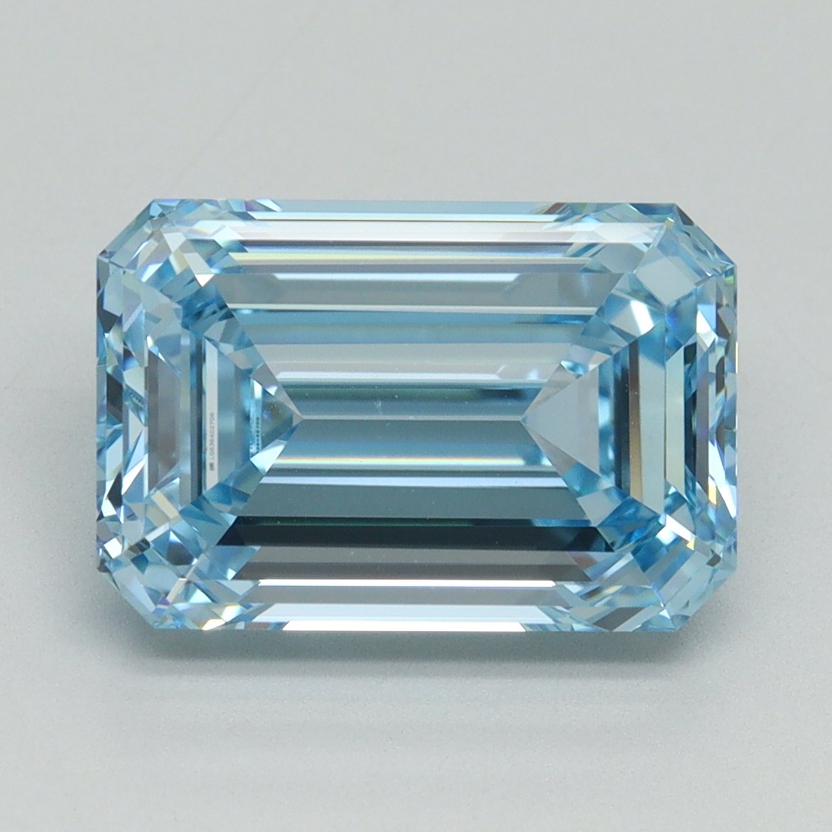 5.20 Ct. Fancy Intense Blue Emerald Lab Grown Diamond