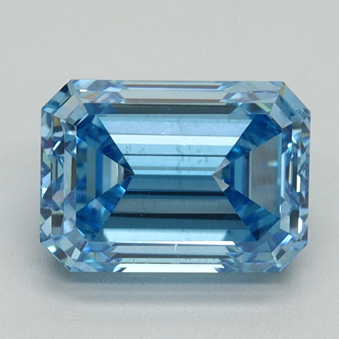 1.50 Ct. Fancy Vivid Blue Emerald Lab Grown Diamond
