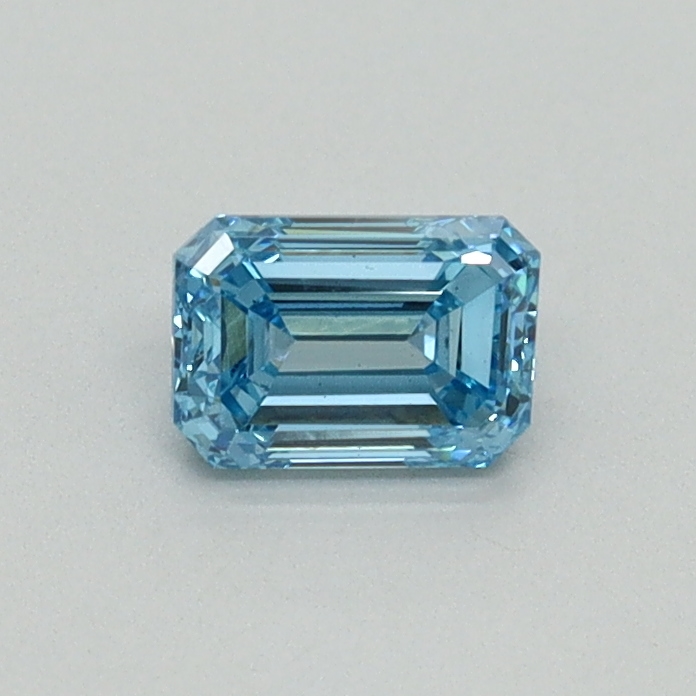 0.40 Ct. Fancy Vivid Blue Emerald Lab Grown Diamond