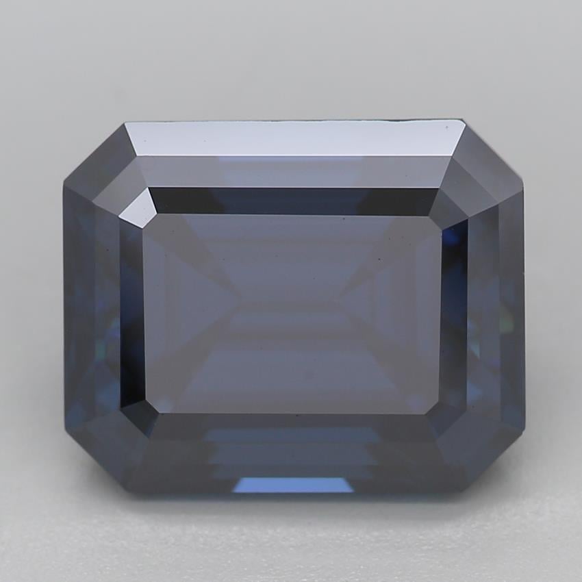 10x8mm Blue Emerald Moissanite