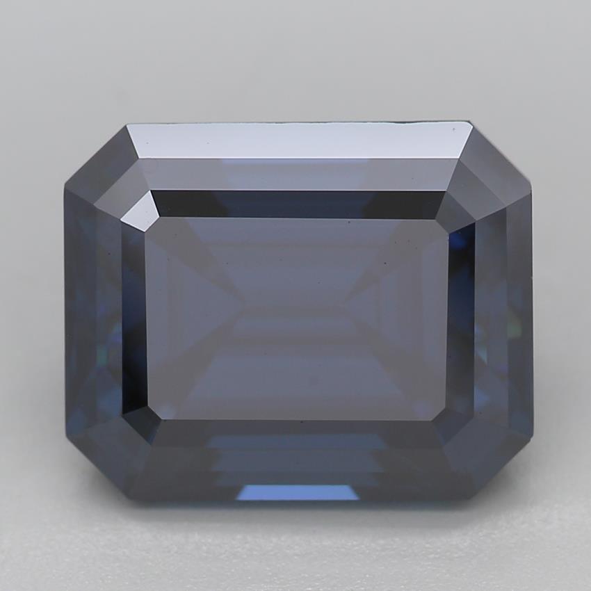 10x8mm Blue Emerald Moissanite