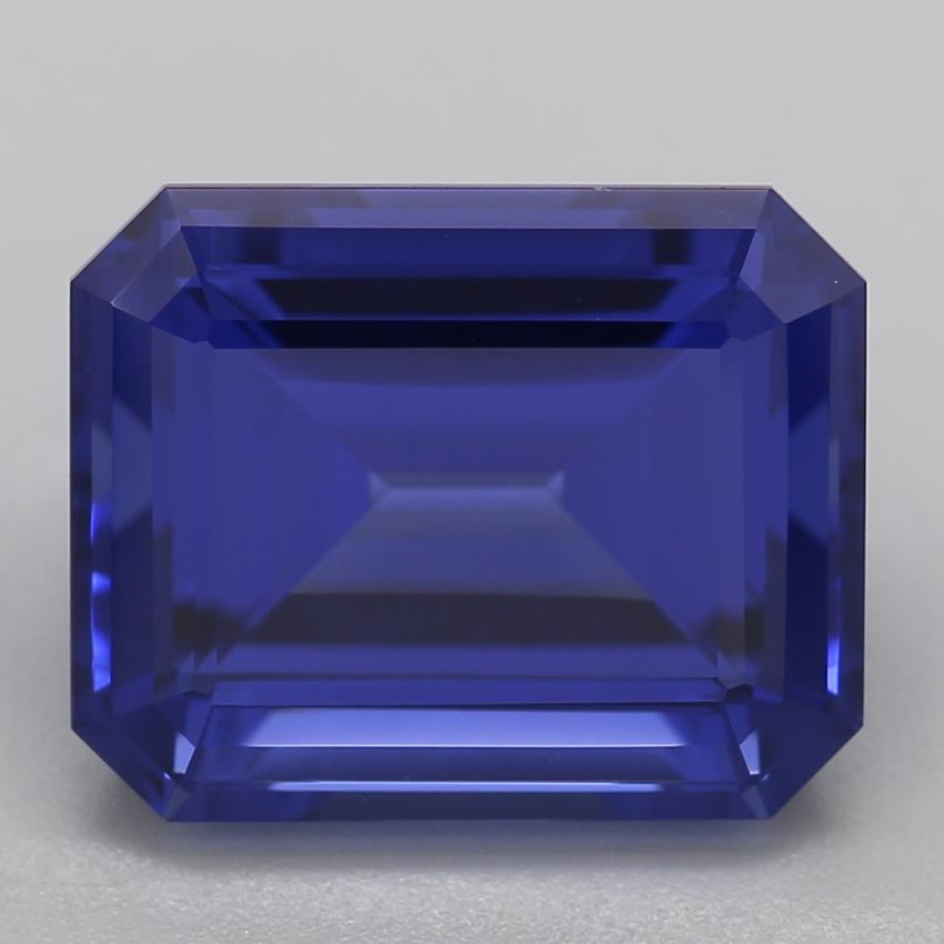 10x8mm Blue Emerald Lab Grown Sapphire