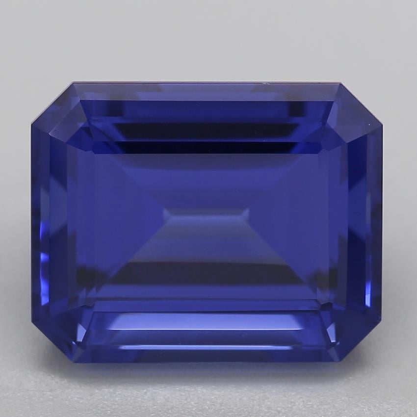 10x8mm Blue Emerald Lab Grown Sapphire