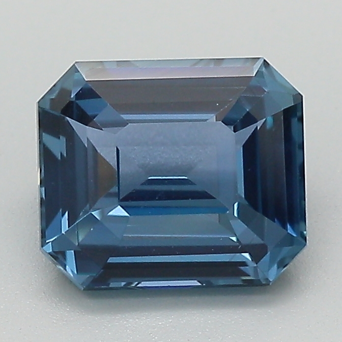 7.4x6.4mm Blue Emerald Sapphire