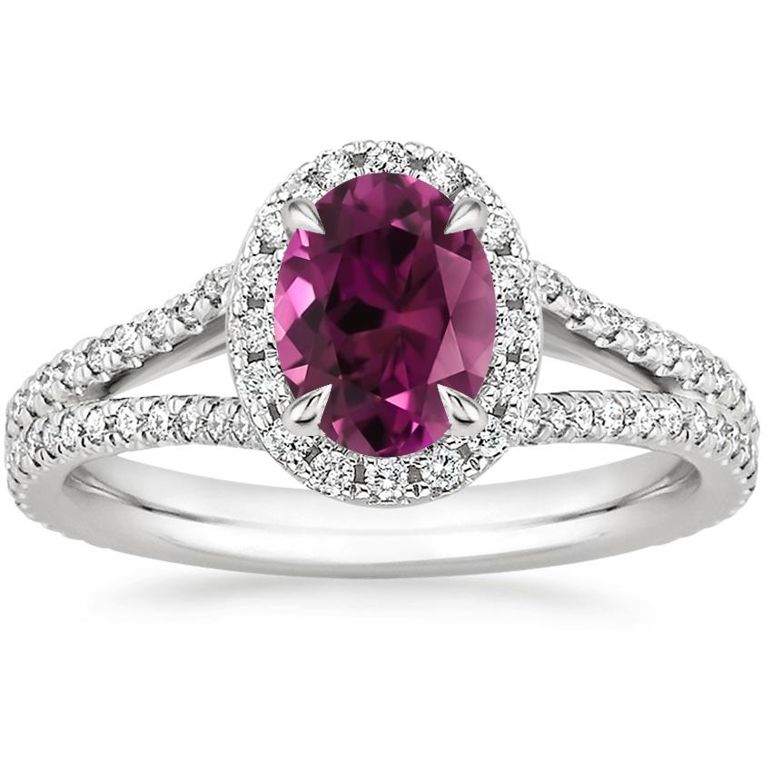 If purple is your favorite hue, consider a purple sapphire as the ...