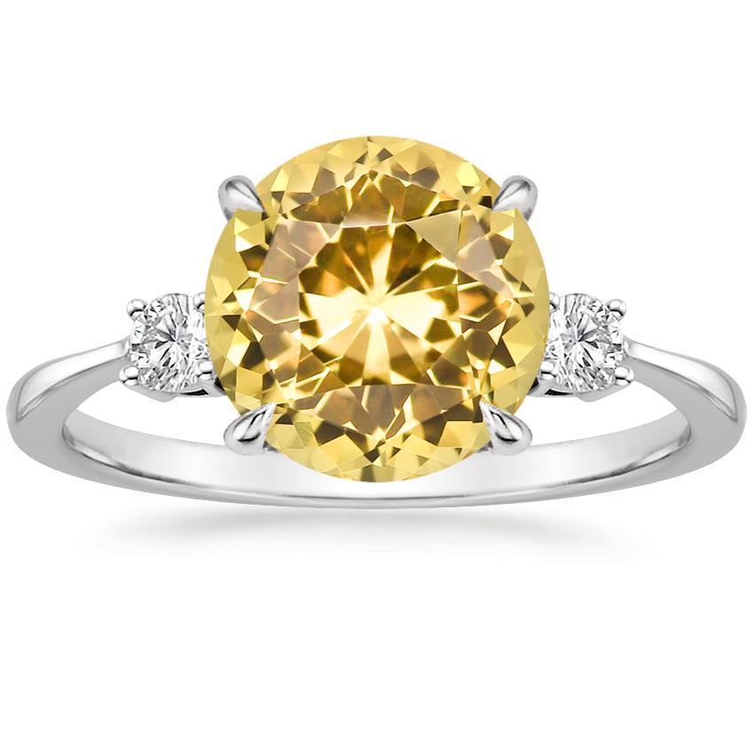 Yellow Sapphire Engagement Rings