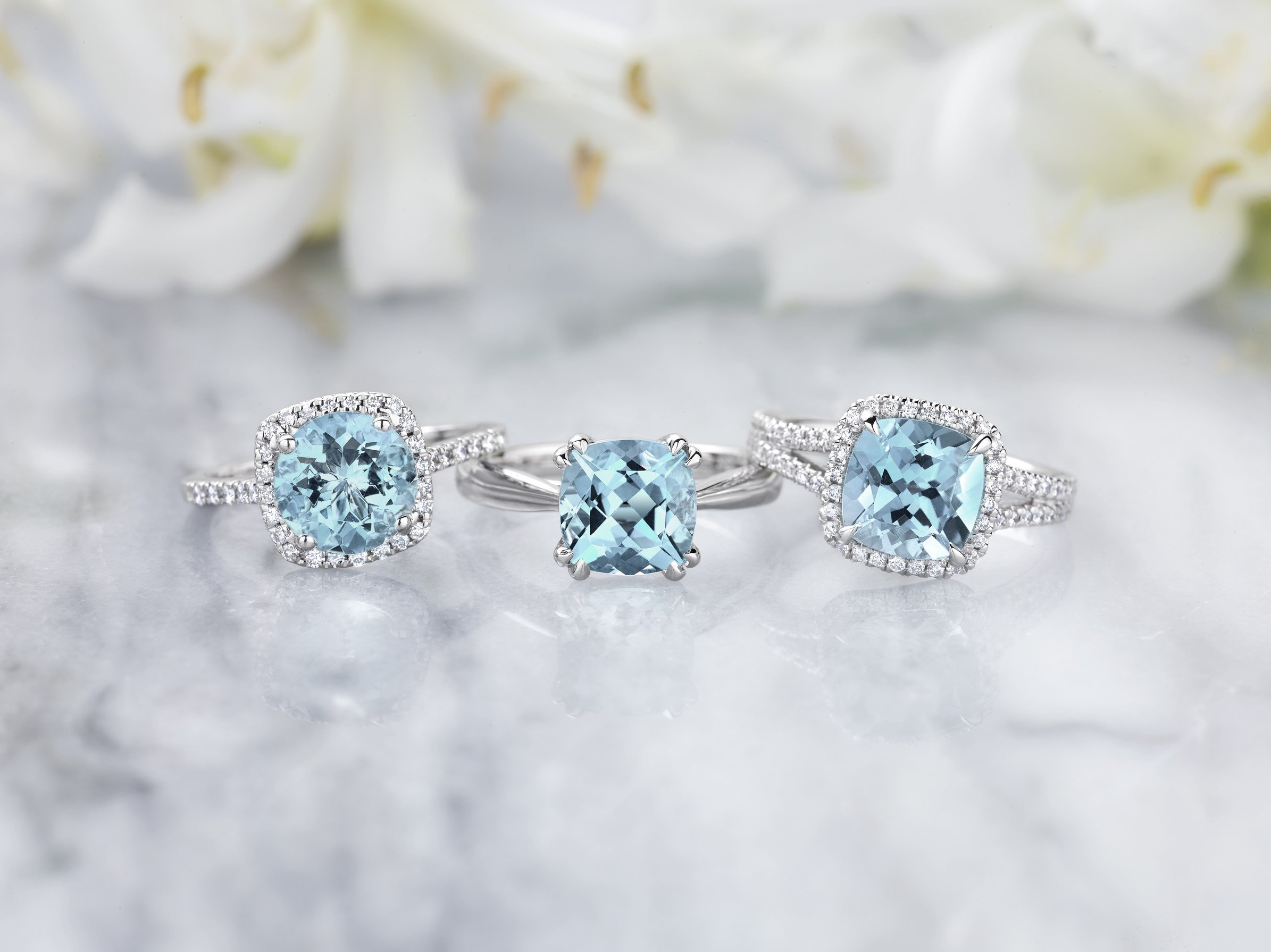 aquamarine wedding ring