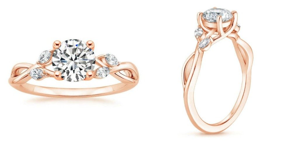 Brilliant Earth Rose Gold Wedding Band Photos