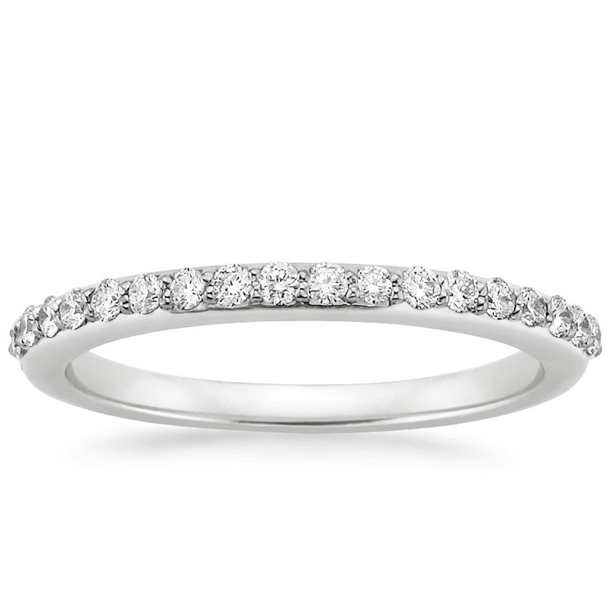 single band diamond engagement rings