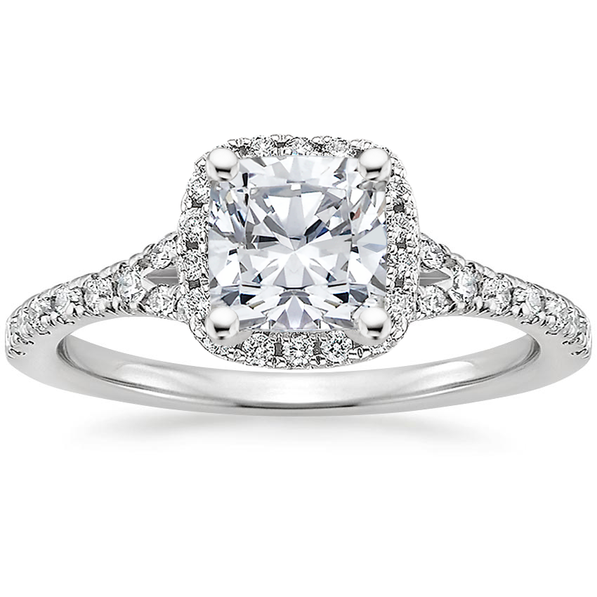 Luxe Joy Halo Diamond Engagement Ring